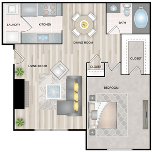1 bedroom Lockhart Apartments Mesquite Texas